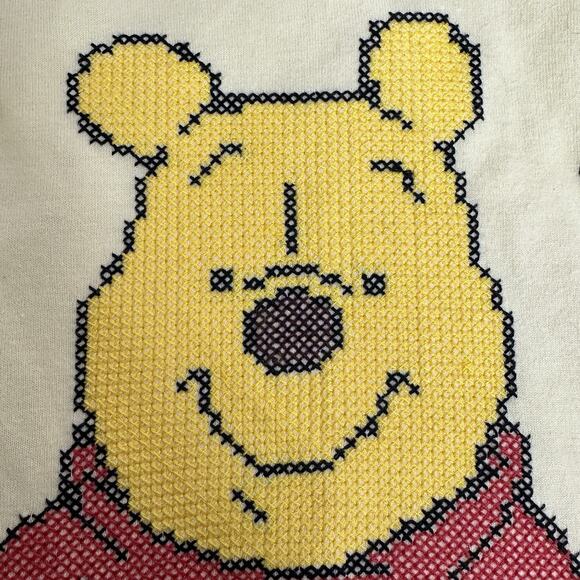 Freeze Disney Winnie The Pooh Bear Bees T Shirt Embroidered Cross Stitch size XL - Picture 4 of 7